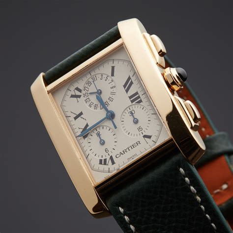 chrono cartier tank|cartier tank francaise chronograph watch.